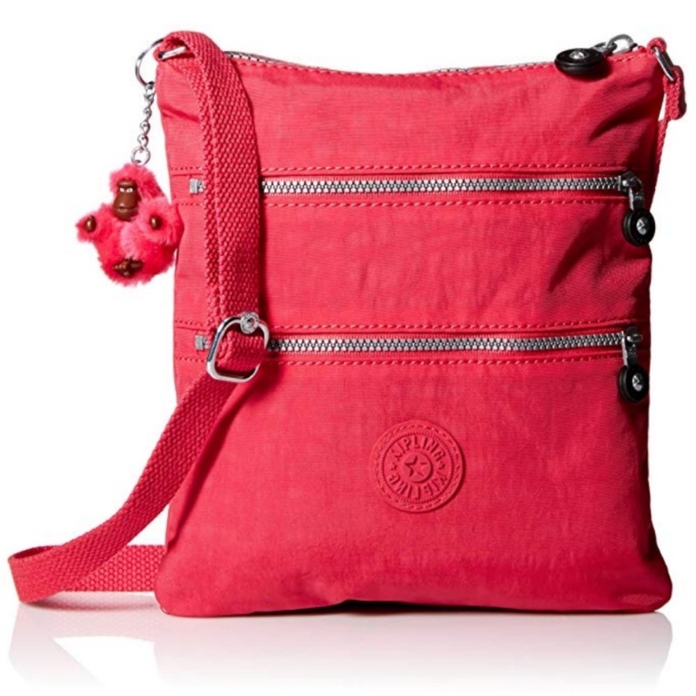 - Kipling Keiko Crossbody Bag in Vibrant Pink NWT travel with monkey